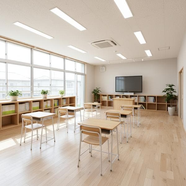 横浜市 学習塾の内装補修で教室環境を改善